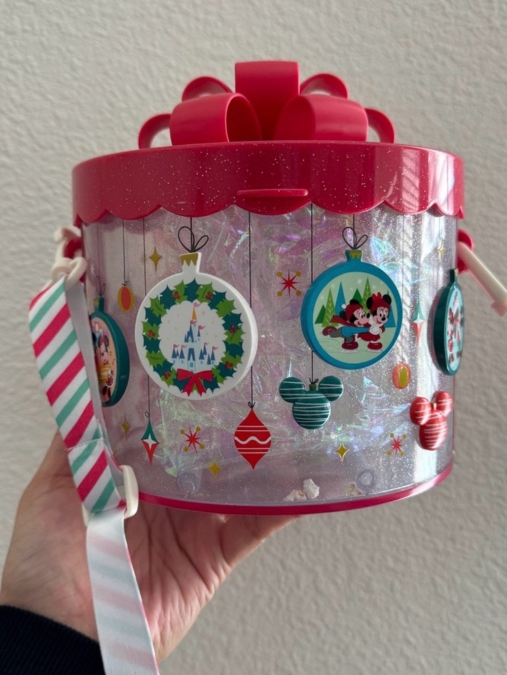 tokyo disneyland 2019 christmas popcorn bucket